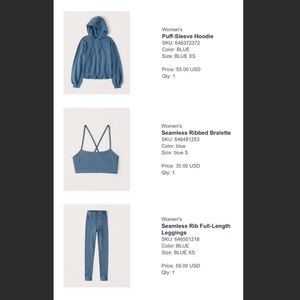 Abercrombie & Fitch 3 Piece Outfit